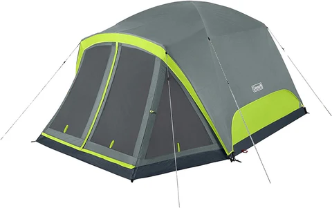 Casa De Campaña Coleman Skydome Tent 4 Personas Gris Con Verde