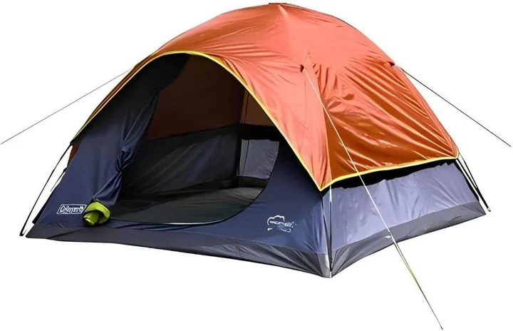 Casa De Campaña Coleman Tulum 6 Personas  Gris Con Naranja
