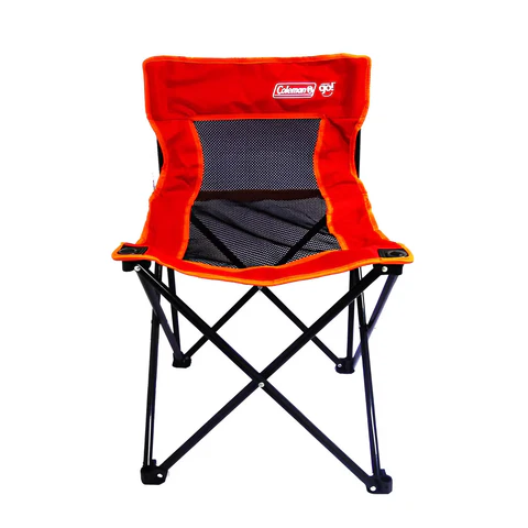 Silla Sencilla Coleman Go Con Malla Rojo