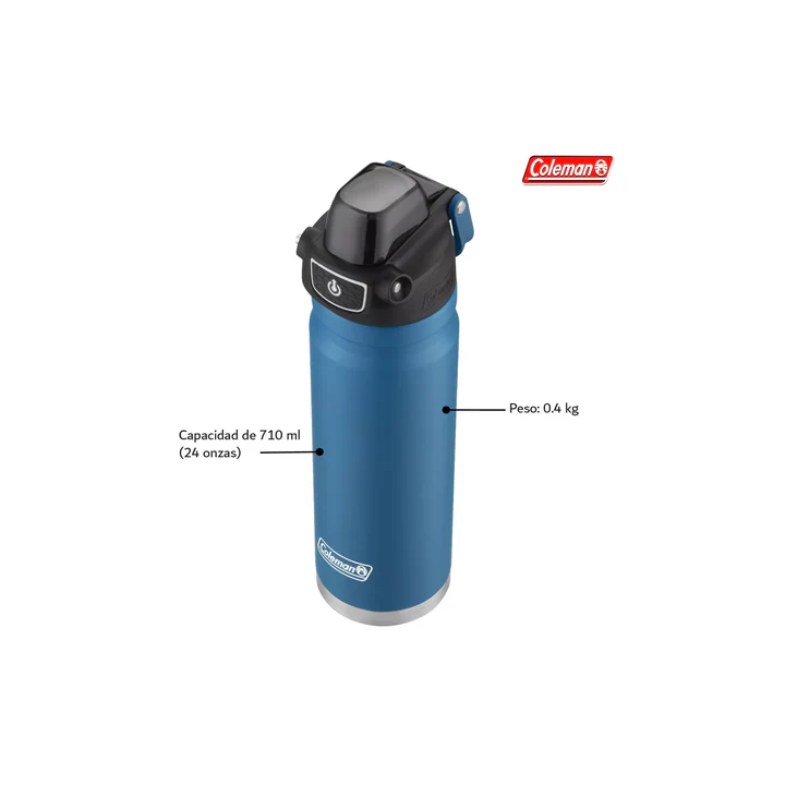 Termo Burst SS 24 Oz Coleman Autopop Fog  710 ml